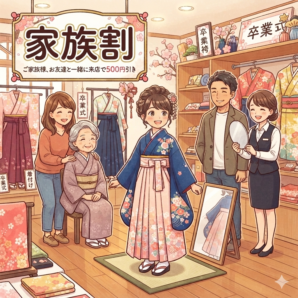 8月卒業袴キャンペーン♪